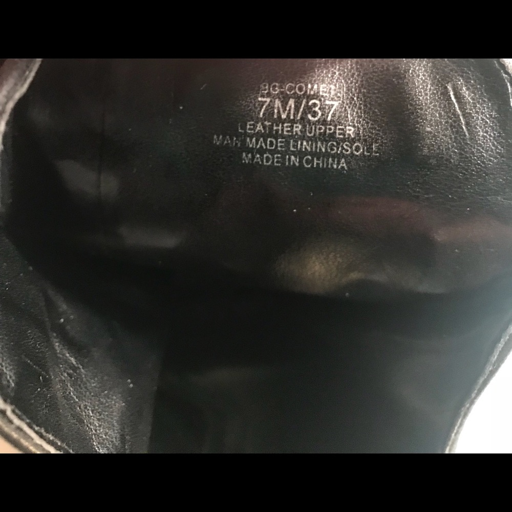 BCBGeneration Black Leather Stiletto Booties - Picture 5 of 7